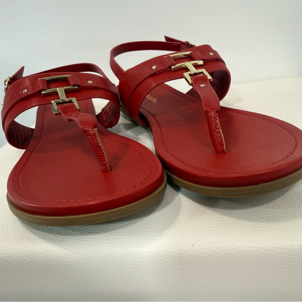 MARELLA Vibrant Red Sandals - Picture 5 of 9